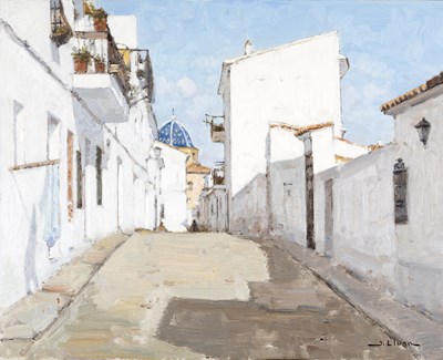 Lot 245 - Juan Lluna Lerma (1933-2019) Calle de Altea,...