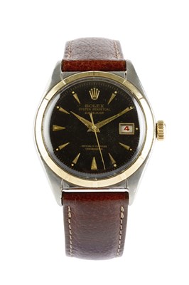 Lot 239 - A gentleman's bi-colour 'Datejust' automatic...