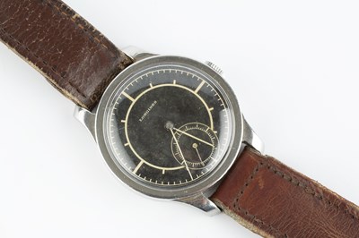 Lot 216 - A gentleman's stainless steel wristwatch by...