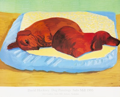 Lot 110 - David Hockney (b.1937) Dog Paintings, 1995 for...