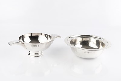 Lot 493 - A silver quaich, by Barker Ellis Silver Co,...