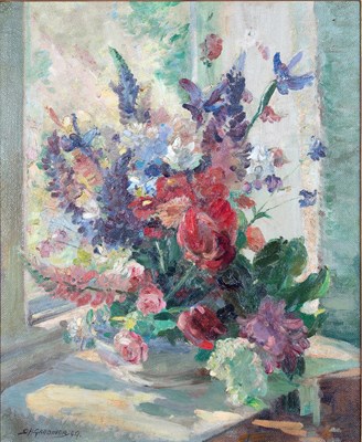 Lot 206 - Stanley Horace Gardiner (1887-1952) Flowers by...