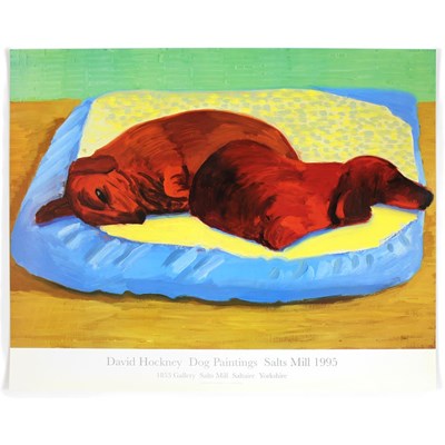 Lot 254 - David Hockney (b.1937) 'Dog Paintings, Salt...