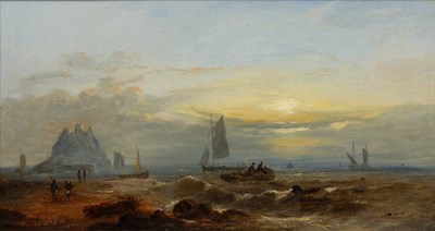 Lot 314 - William Henry Williamson (1820-1883) A coastal...