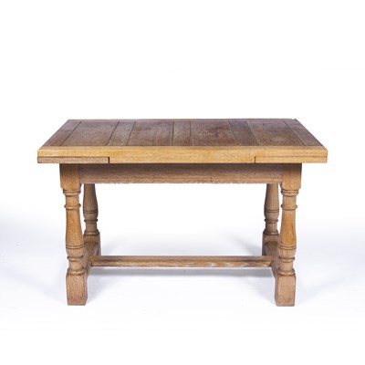 Lot 116 - Heals limed oak dining table, circa 1920,...