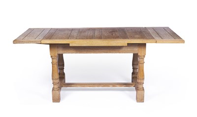 Lot 116 - Heals limed oak dining table, circa 1920,...