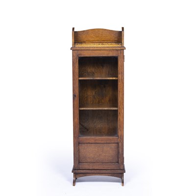 Lot 107 - Heals small glazed oak bookcase circa 1910,...