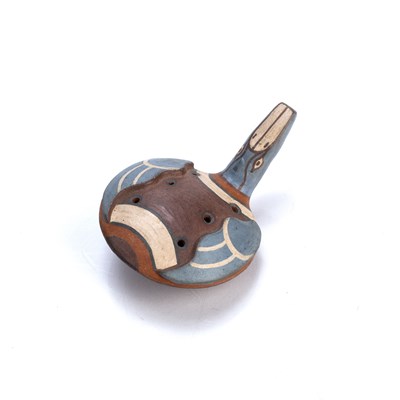 Lot 285 - Neil Ions (b.1949) earthenware ocarina in the...