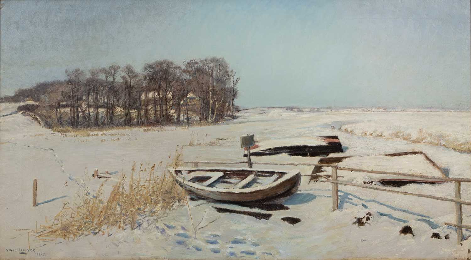 Lot 288 - Olaf Viggo Peter Langer (1860-1942) Winter...