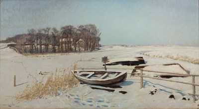Lot 288 - Olaf Viggo Peter Langer (1860-1942) Winter...