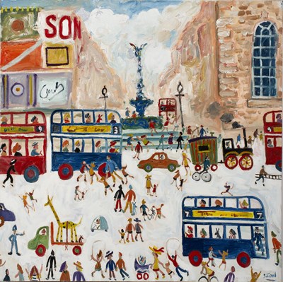 Lot 357 - Simeon Stafford (b.1956) 'Picadilly', signed,...