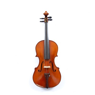 Lot 223 - A violin with single piece back made by Robert...