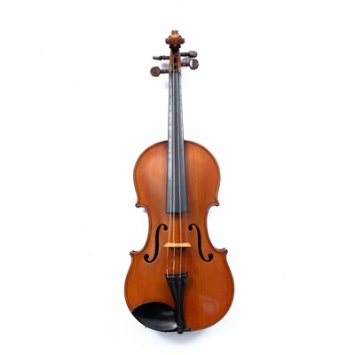 Lot 225 - A violin with two piece back, copy of Nicholas...