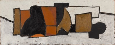 Lot 256 - Jeremy Annear (b.1949) 'Line object', oil on...