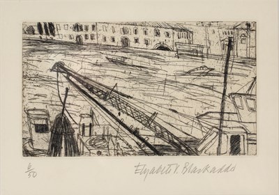 Lot 260 - Elizabeth Blackadder (1931-2021) 'Venice, high...