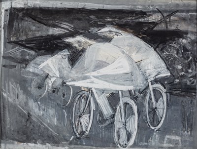 Lot 265 - Kathleen Guthrie (1905-1981) 'Cyclists'...