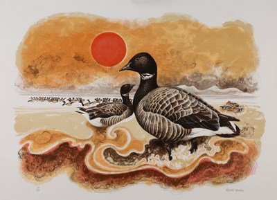 Lot 222 - Michael Warren (b.1938) 'Untitled geese',...