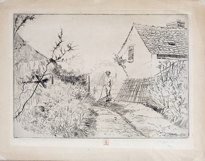 Lot 26 - Auguste Delatre (1822-1907) Montmartre Paris...