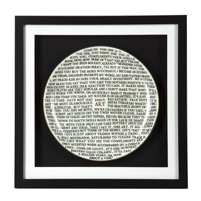 Lot 356 - Grayson Perry (b.1960) 100% Art plate, 2020,...