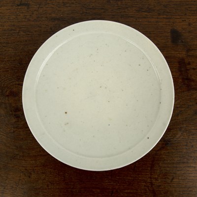 Lot 157 - White glaze dish Korean, 16th Century finished...