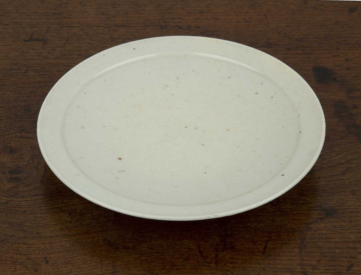 Lot 157 - White glaze dish Korean, 16th Century finished...