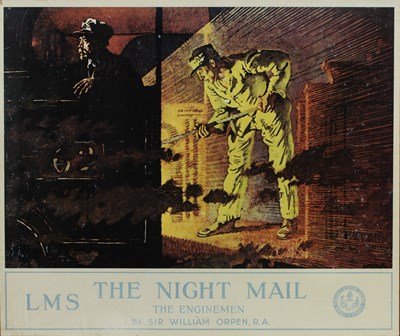 Lot 84 - After Sir William Orpen 'The Night Mail',...