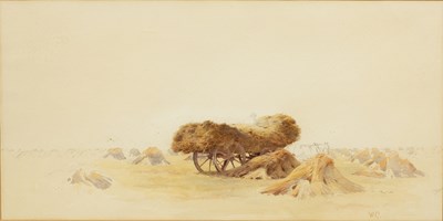Lot 262 - William W Gosling (1824-1883) The haycart,...
