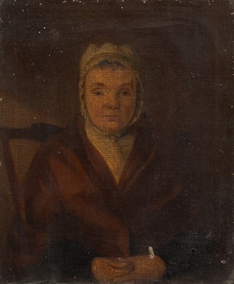 Lot 276 - 19th century English school Portrait of a lady,...