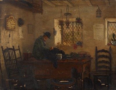 Lot 278 - S* Porter Watley (19th century) 'The Village...