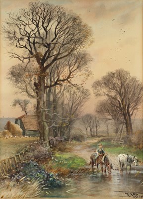 Lot 322 - Henry Charles Fox (1855/60-1929) 'Nr Herne,...