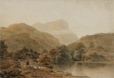 Lot 340 - Ramsey Richard Reinagle (1775-1862) A shepherd...