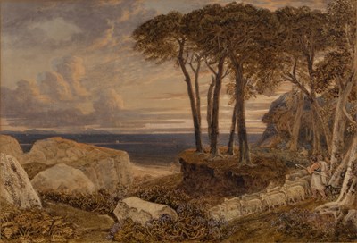 Lot 341 - Joshua Cristall (c.1767-1847) The Flock,...