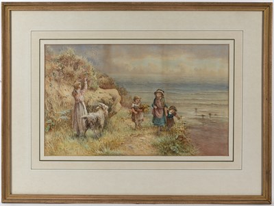 Lot 299 - Maria Ten Kate (1831-1910) Gathering wild...