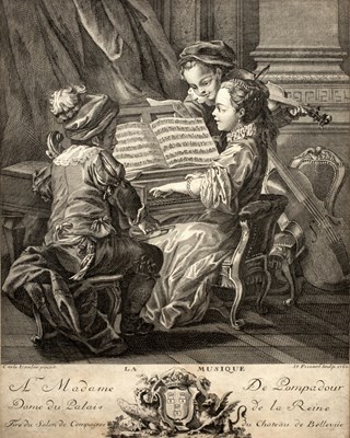 Lot 195 - Etienne Fessard after Carle van Loo 'La...