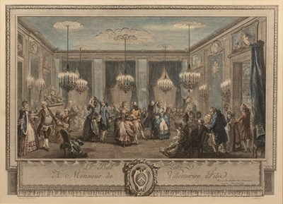 Lot 192 - L Provost after Augustin de St Aubin 'Le Bal...