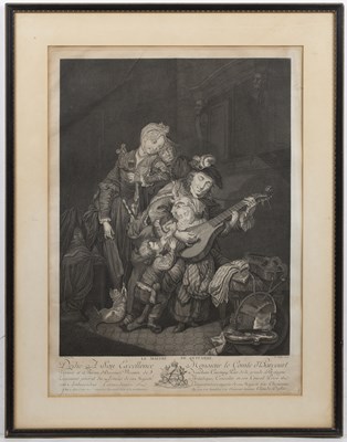 Lot 162 - Claude Augustin Duflos after J.F. Schenan 'Le...
