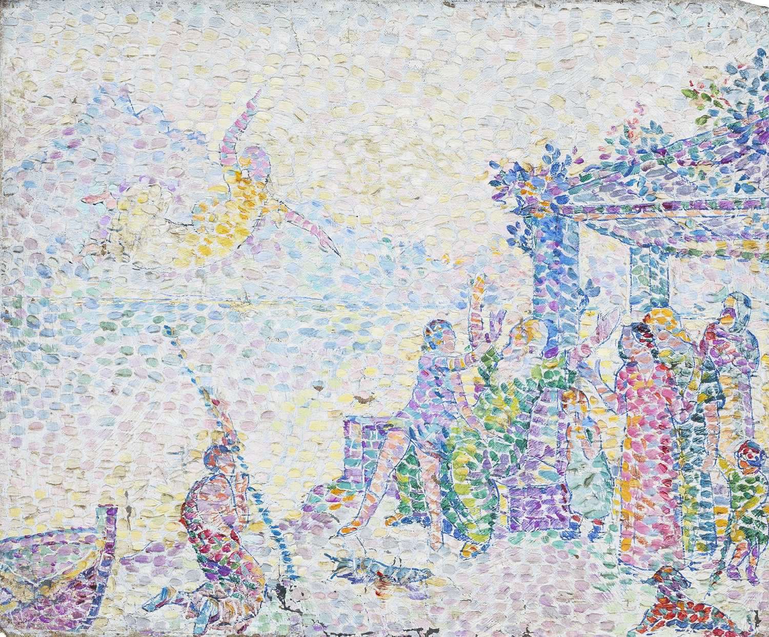 Lot 158 - Attributed to Edouard Fer (1887-1959) Figures...