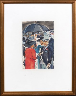 Lot 406 - Susie Whitcombe (b.1957) Royal Ascot signed in...