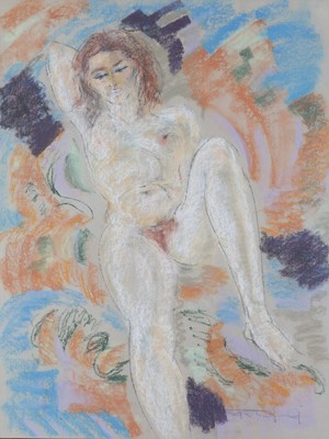 Lot 408 - Tom Merrifield (1932-2021) Reclining Nude...