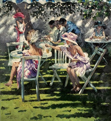 Lot 136 - Sherree Valentine Daines (b.1959) 'Champagne...