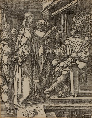 Lot 104 - After Albrecht Durer 'Christ Before Herod',...