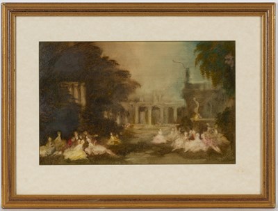 Lot 416 - Antoine Watteau (1684-1721) A fete galante,...