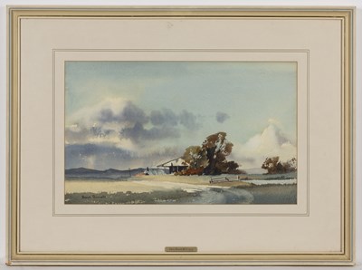Lot 385 - Denis Pannett (b.1939) 'Farm Buildings, The...