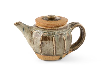 Lot 504 - Richard Batterham (1936-2021) Teapot dark ash...