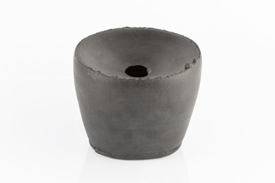 Lot 673 - Dan Kelly (b.1953) Vessel black glaze 18cm...