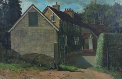 Lot 412 - Lionel Ellis (1903-1988) Stable Yard, 1985...