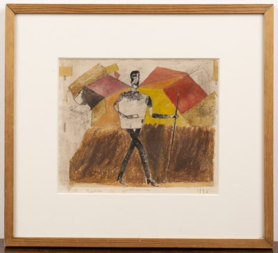 Lot 138 - Michael Rees (b.1962) 'Rambling Man', mixed...