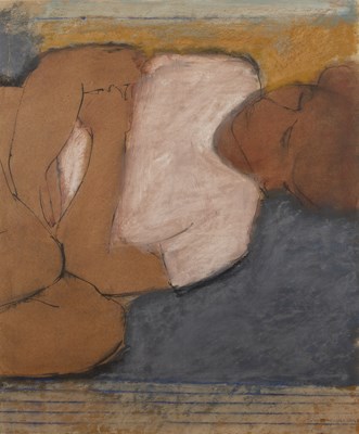 Lot 175 - John Emanuel (b.1930) 'Untitled figure', mixed...