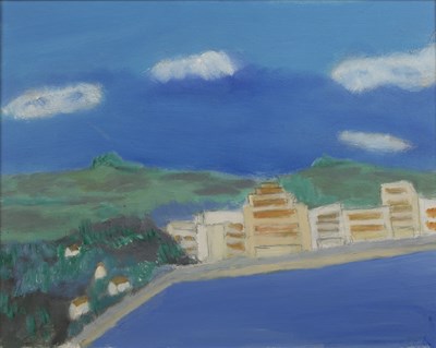 Lot 76 - Bob Bourne (1931-2021) Malta oil on panel...