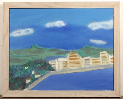 Lot 130 - Bob Bourne (1931-2021) 'Malta', oil on panel,...